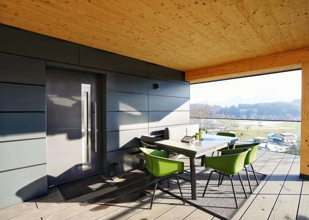 Modernes Ferienhaus Mit Panoramablick Rosegg Exterior photo
