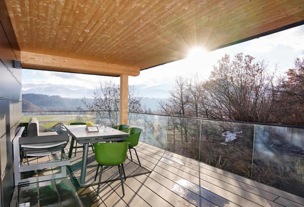 Modernes Ferienhaus Mit Panoramablick Rosegg Exterior photo